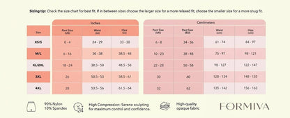 Formiva® Shapewear for Women - High-Waisted Shapewear Tummy Control Shorts, Thigh Slimmer, Underwear for Women
