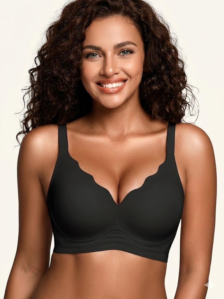 Formiva® Jelly Bras for Women No Underwire with Support - S-2XL Seamless Bralettes Everyday Comfort Tshirt Padded Bra