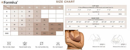 Formiva® Women's Wireless Bra Comfort up to 44DD No Padding No Underwire Unlined Cami Bra Seamless Sports Bra for Everyday Wear Breathable and Stretchy Springtok